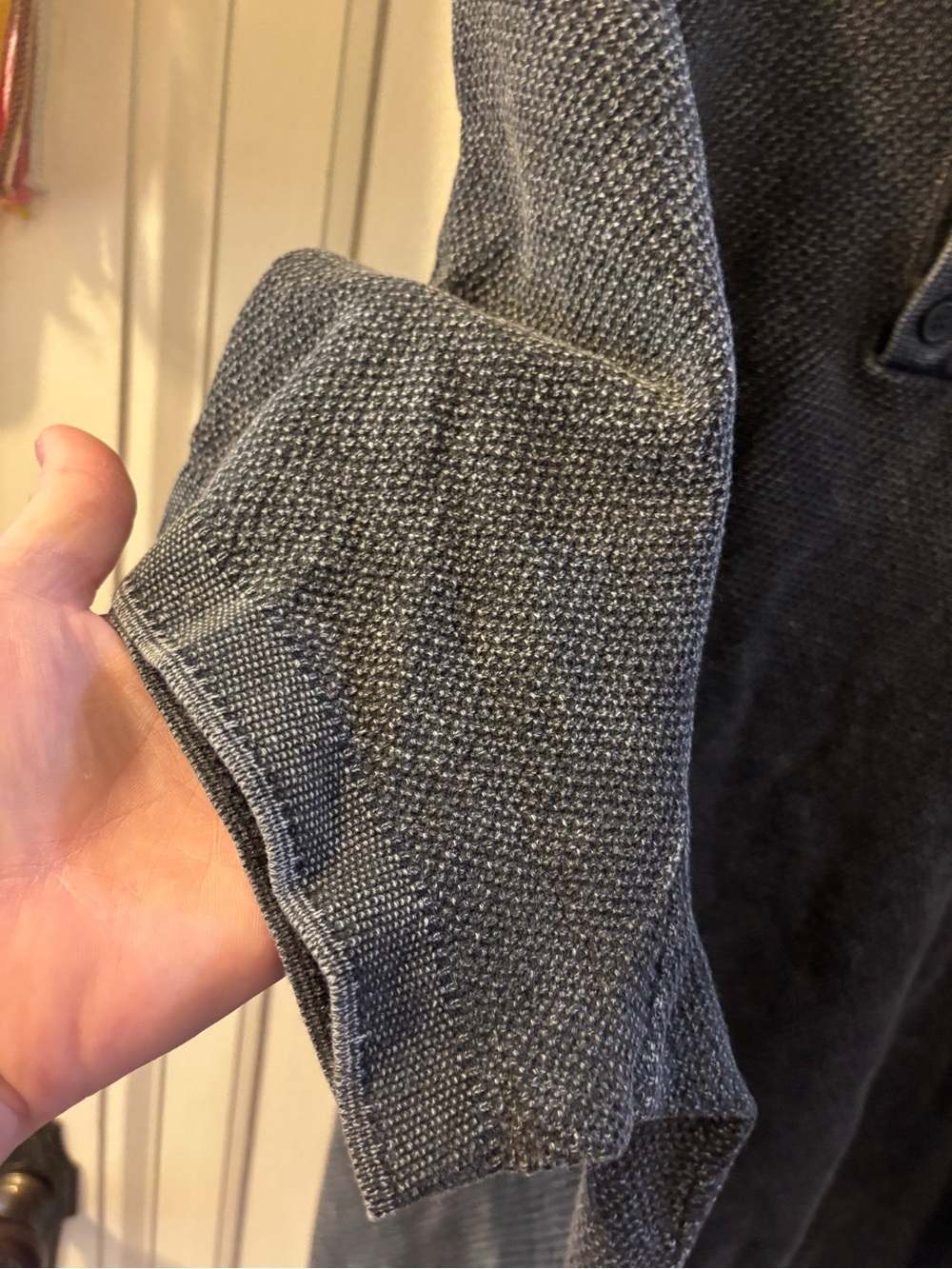 No Boundaries Charcoal Washed Short-Sleeve Polo - Picture 3 of 10